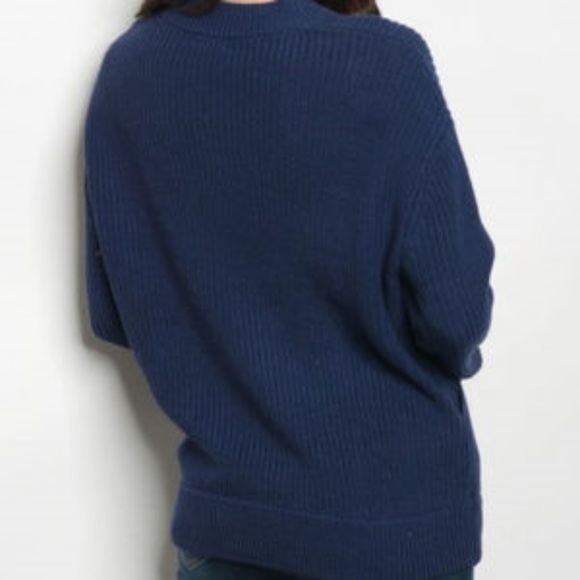 NAVY BLUE SWEATER - Picture 2 of 3
